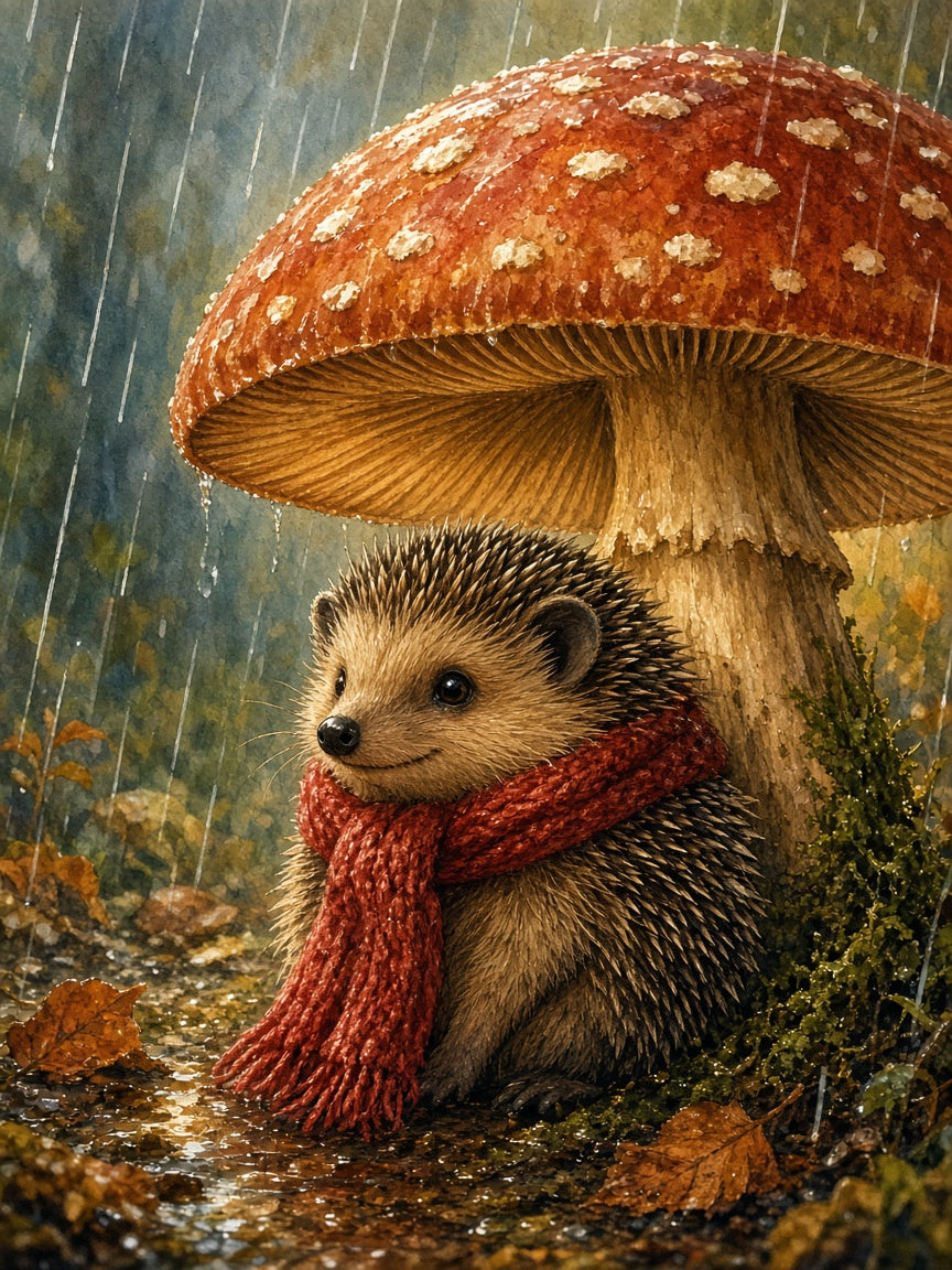 The Hedgehog's Red Scarf by Nia Cole