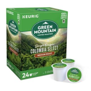 Keurig Coffee Pods K-Cups 16 / 18 / 22 / 24 Count Capsules ALL BRANDS / FLAVORS (24 Pods Green Mountain – Colombia Select)