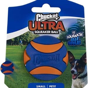 Chuckit Dog Ultra Squeaker Dog Ball, Small (2 Inch), Pack of 1, For Small Breeds