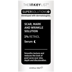 The INKEY List SuperSolutions 1% Retinol Serum for Face and Neck, Helps with Scar, Wrinkle and Skin Tone Appearance for Healthy-Looking Skin, 1.01 fl oz